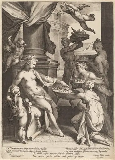 Venus Honored by the Nymphs, by Jan Muller