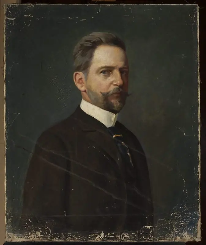 Copy from the self-portrait of Julian Maszyński, by Jan Owidzki