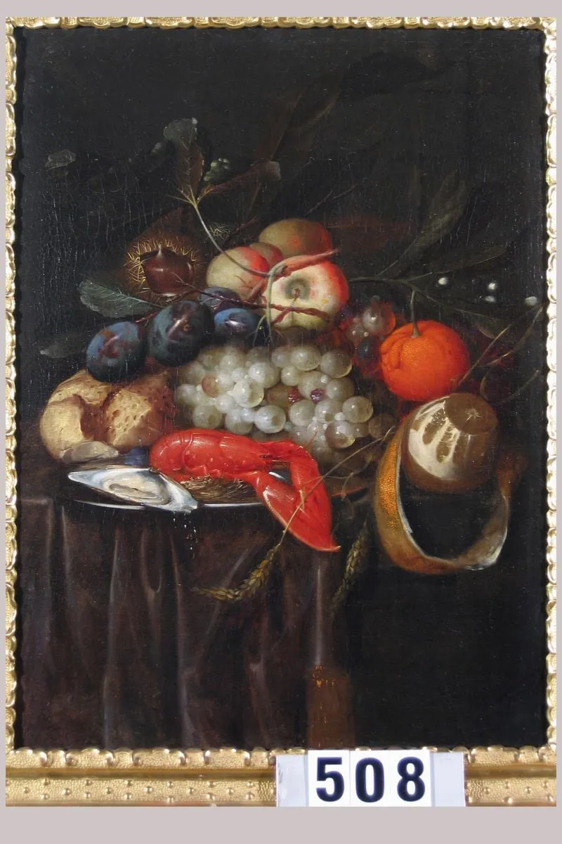 Fructe cu raci și stridii, by Jan Pauwel Gillemans cel Bătrân, unspecified