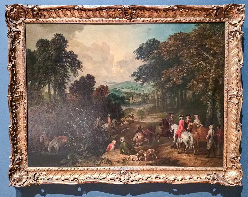 Hunting scene, by Jan Peeter Verdussen