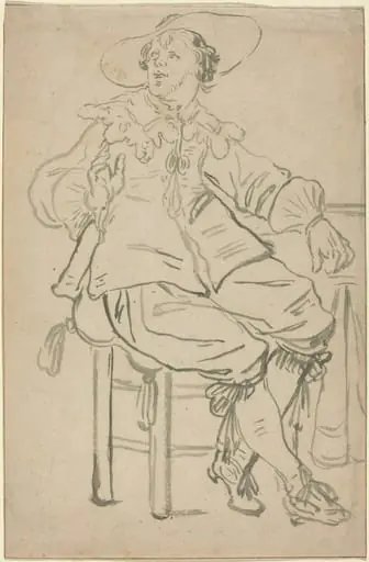 Seated Cavalier, by Jan Philipz van Bouckhorst