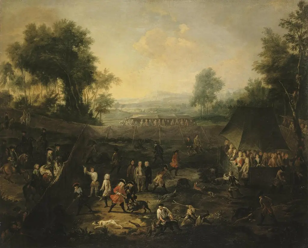 Wild Boar Hunt, by Jan Pieter van Bredael