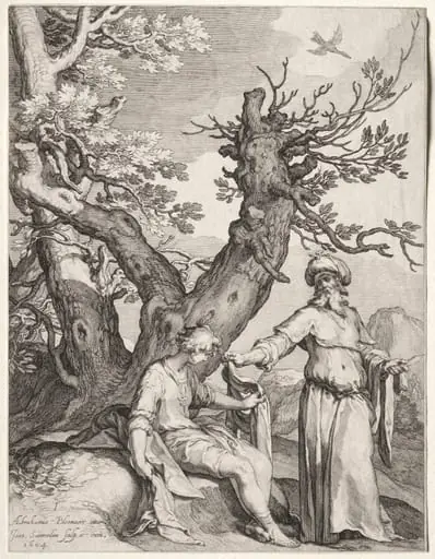 Ahijah and Jeroboam, by Jan Pietersz Saenredam