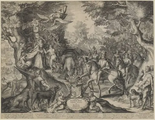 Allegory of Flourishing State of the United Provinces, by Jan Pietersz Saenredam