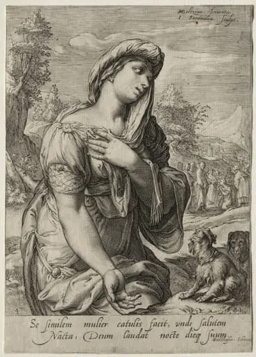 Heroines of the New Testament: The Canaanite, by Jan Pietersz Saenredam