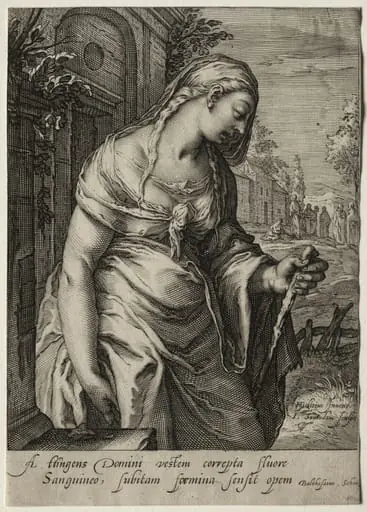 Heroines of the New Testament: The Woman with the Issue of Blood, by Jan Pietersz Saenredam