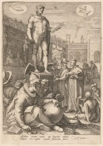 Jupiter Presiding Over the Liberal Arts, by Jan Pietersz Saenredam