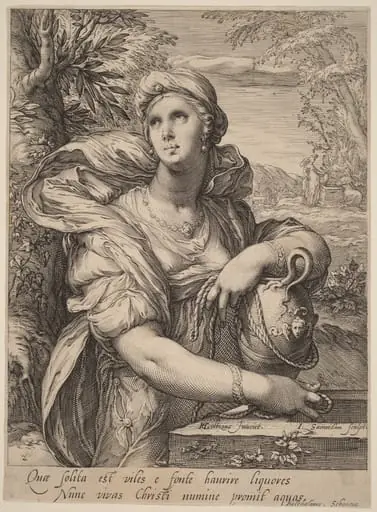 Samarian Woman at the Well, by Jan Pietersz Saenredam