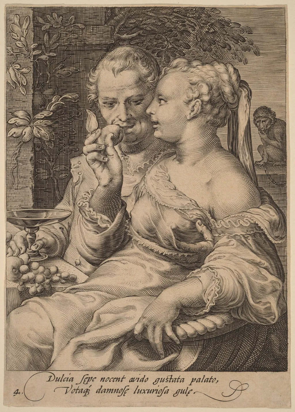 Taste, by Jan Pietersz Saenredam, ink, 1595