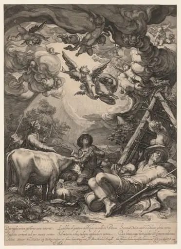The Annunciation to the Shepherds, by Jan Pietersz Saenredam