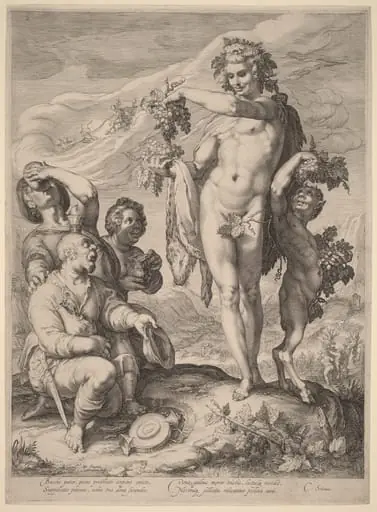 The Cult of Bacchus, by Jan Pietersz Saenredam