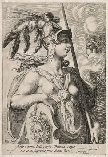 Three Goddesses, by Jan Pietersz Saenredam