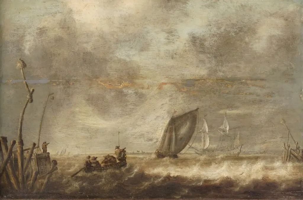 Seestück, by Jan Porcellis