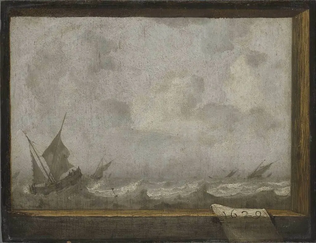 Stormy Sea, by Jan Porcellis