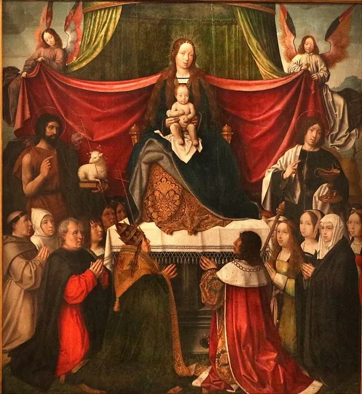 Nossa Senhora da Misericórdia, by Jan Provoost, unspecified, 1515