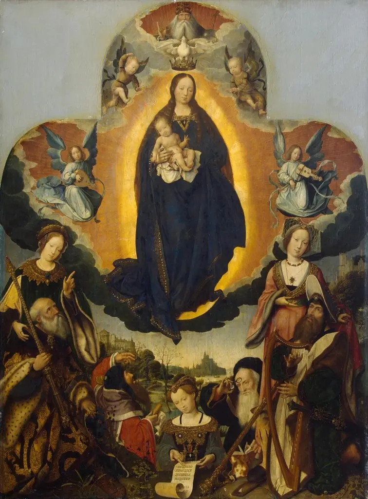 The Virgin Mary in Glory, by Jan Provoost