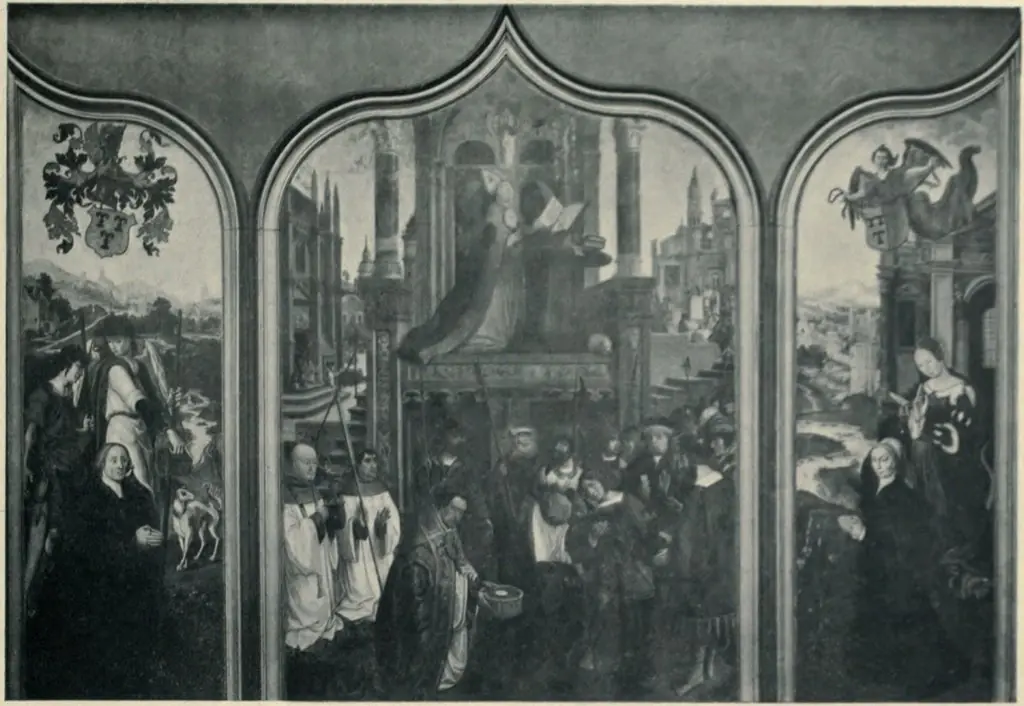 Van Riebeke-Parmentier triptych, by Jan Provoost