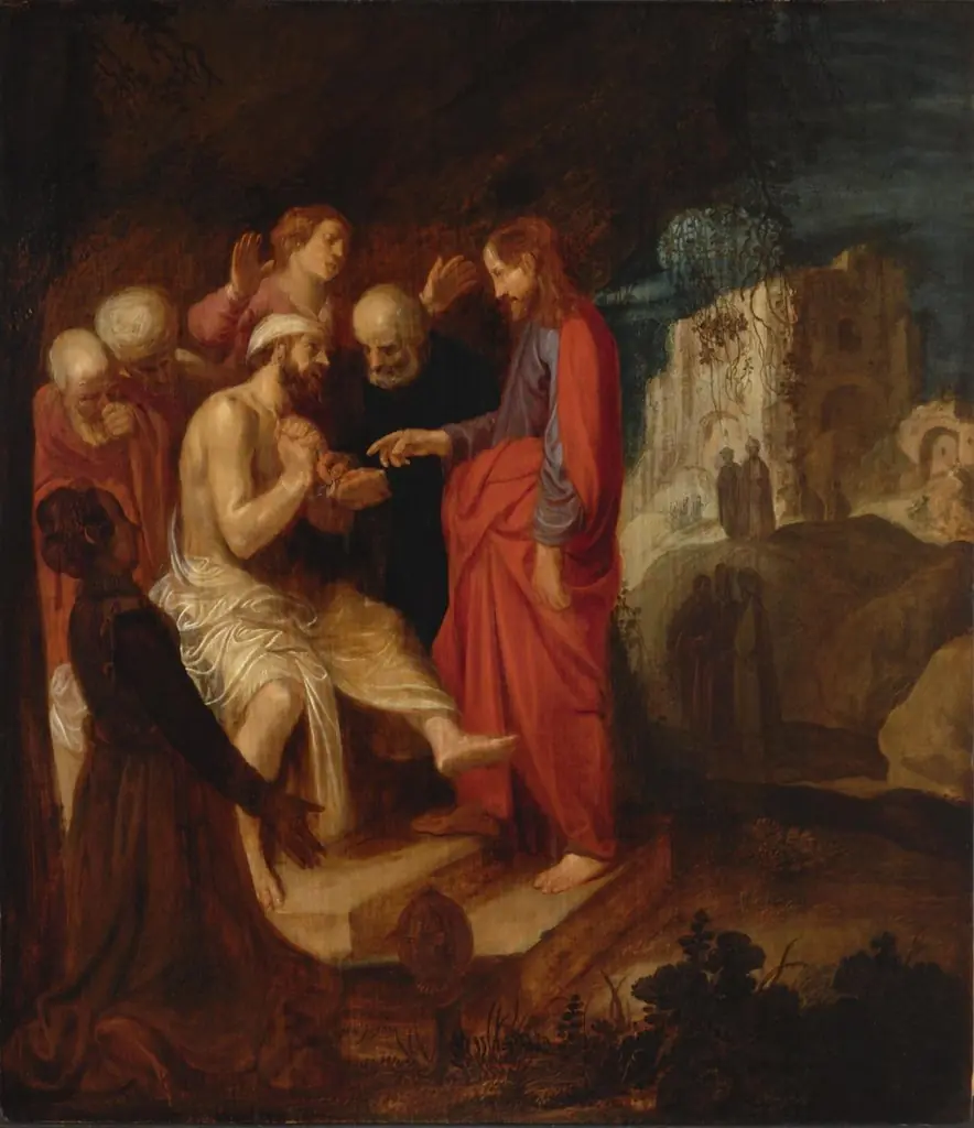 The Raising of Lazarus, by Jan Pynas