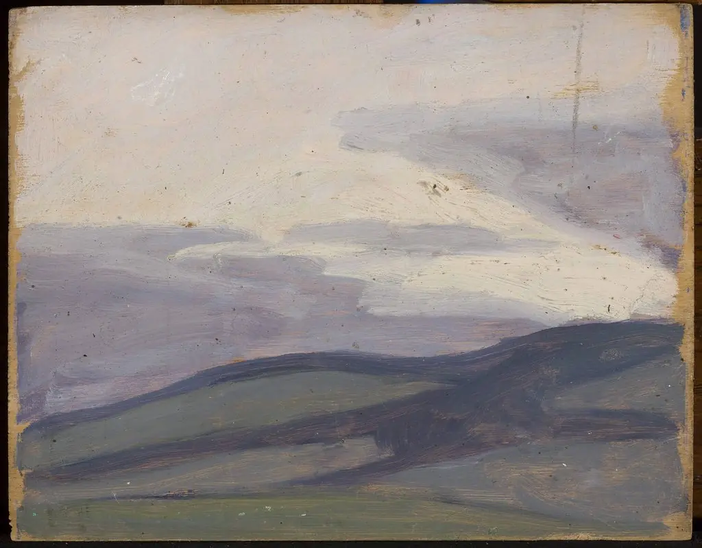 Submontane landscape, by Jan Rembowski