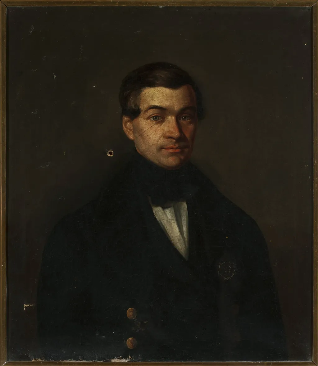 Male portrait, by Jan Rustem, oil, 1808