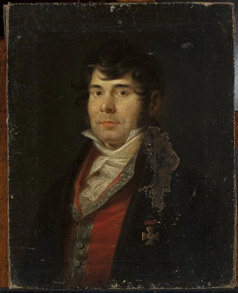 Male portrait, by Jan Rustem
