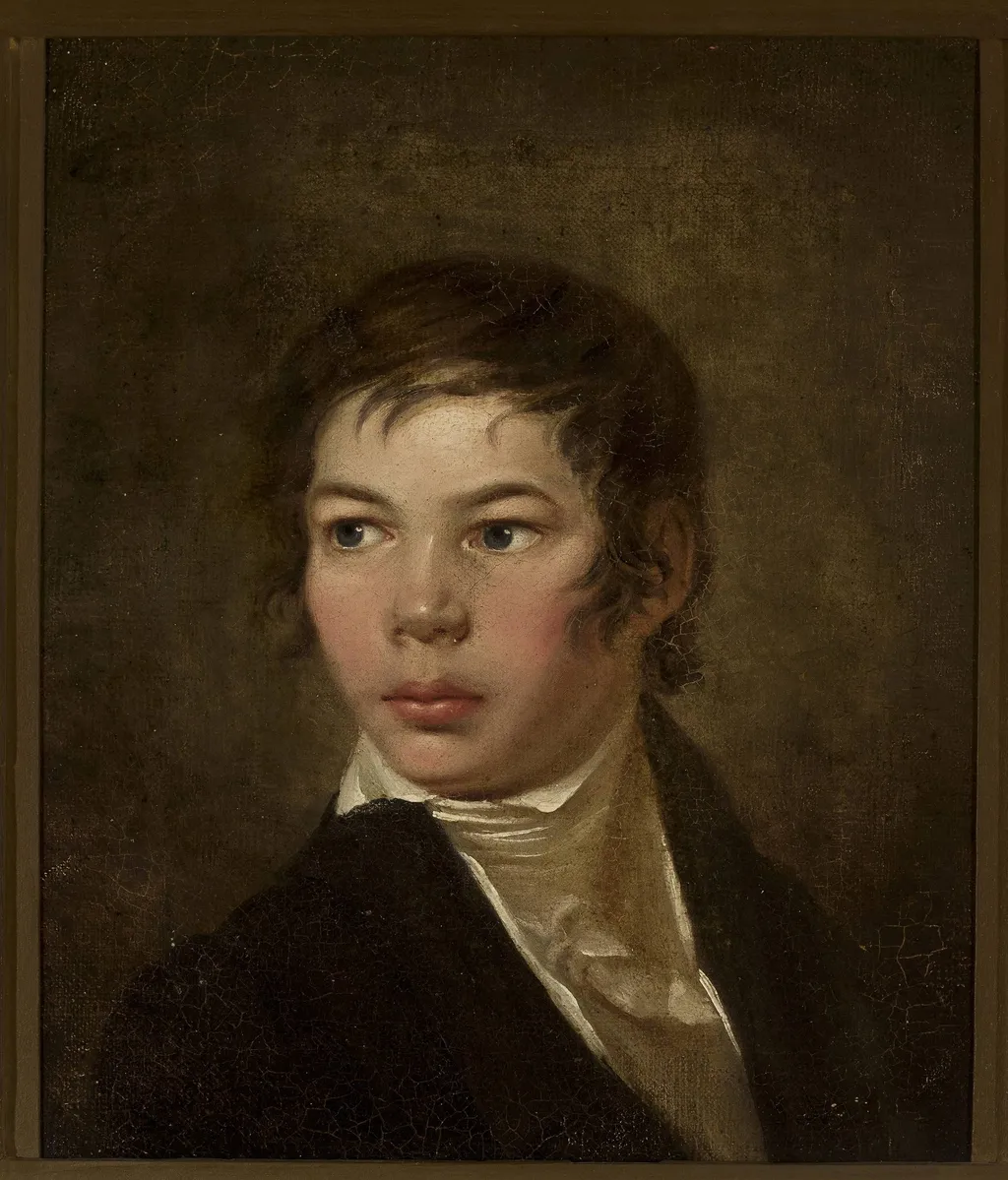 Portrait of Edward Jan Römer (1806–1878), by Jan Rustem, oil, 1824