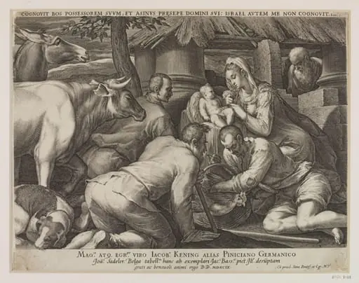 The Nativity and the Adoration of the Shepherds, by Jan Sadeler