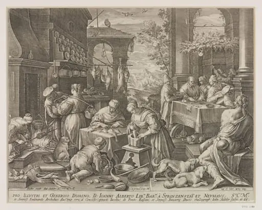 The Rich Man and Lazarus, by Jan Sadeler