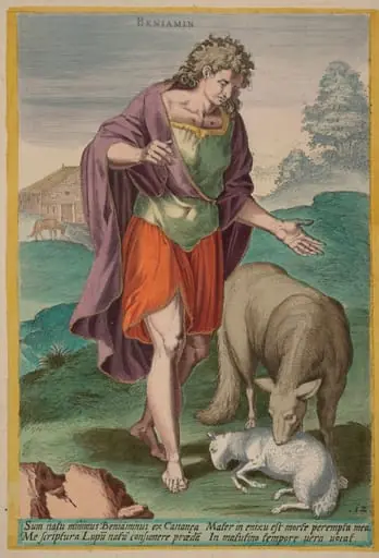 Benjamin, by Jan Sadeler I