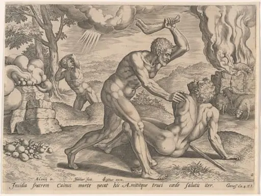 Cain Killing Abel, by Jan Sadeler I