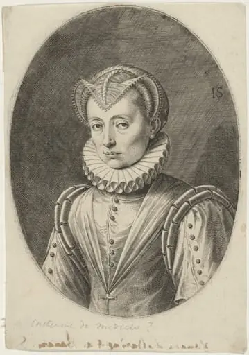 Catherine de Medici (?), by Jan Sadeler I