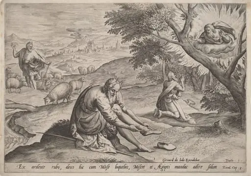 God Appearing to Moses, by Jan Sadeler I