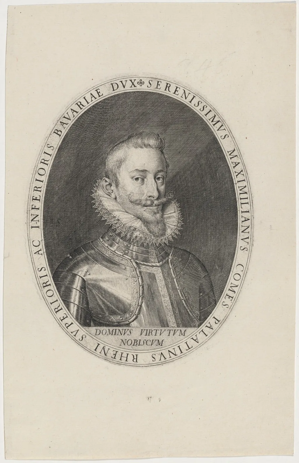 Maximilian I, Duke of Bavaria, by Jan Sadeler I, ink, 1575
