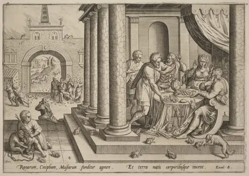 The Invasion of the Frogs, by Jan Sadeler I