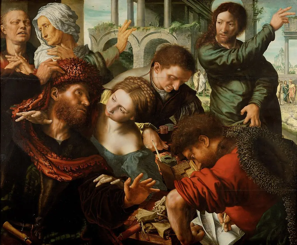The Calling of Saint Matthew, by Jan Sanders van Hemessen