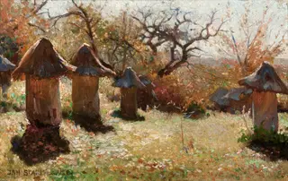 Beehives in the Ukraine, by Jan Stanisławski, 1898