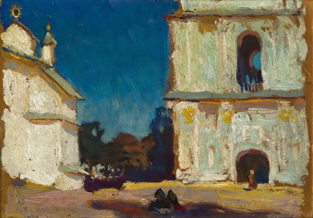 Belfry of St Sophy's Orhodox Catedral in Kyiv, by Jan Stanisławski
