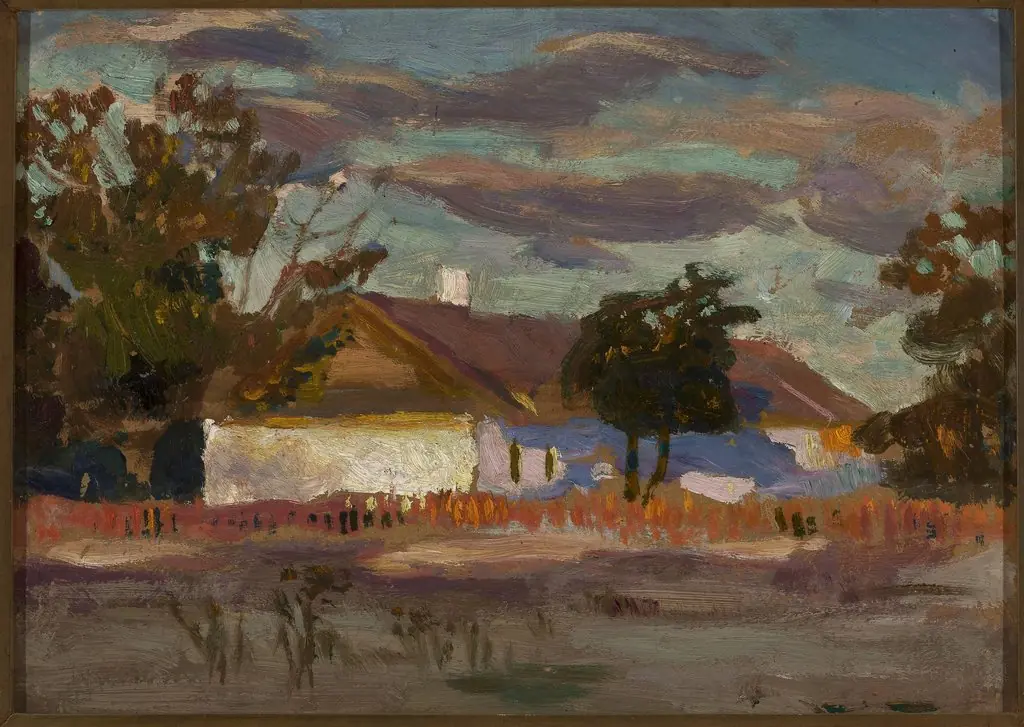 Cold day (A house in the sun), by Jan Stanisławski
