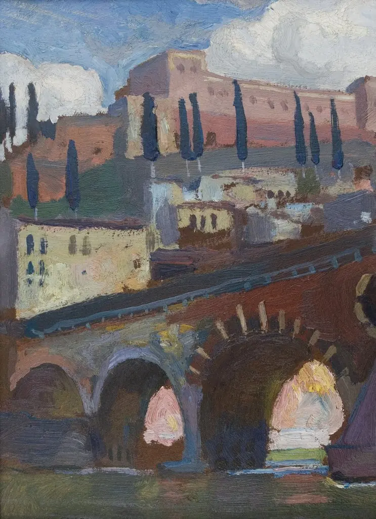 Fortress in Verona, by Jan Stanisławski