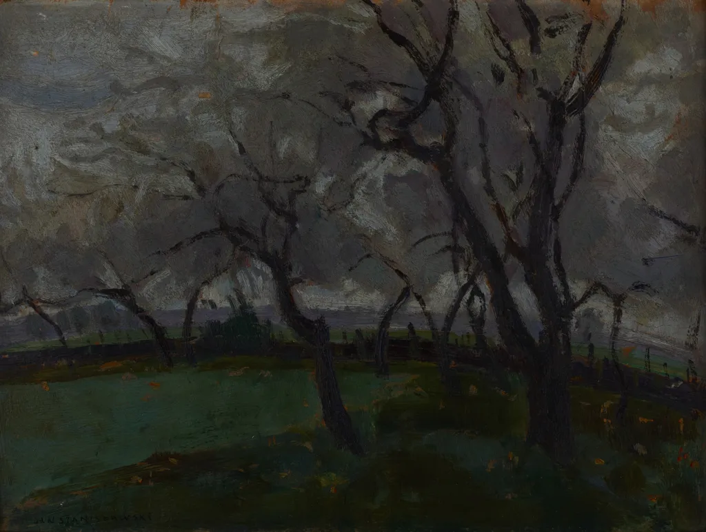 Landscape, by Jan Stanisławski, unspecified, 1900