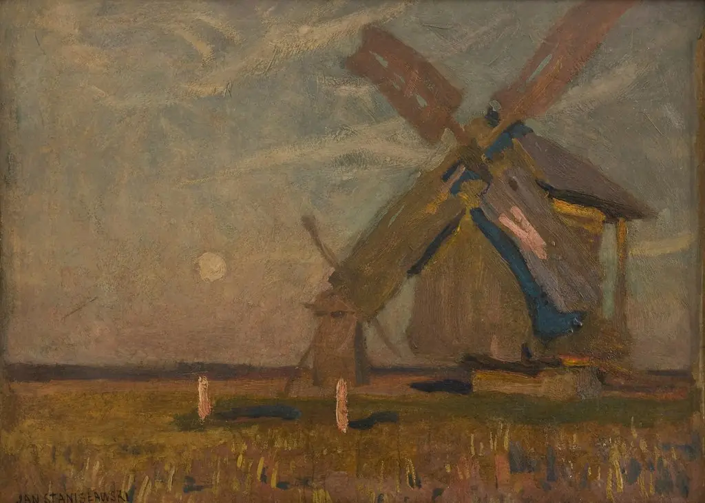 Landscape with Windmills