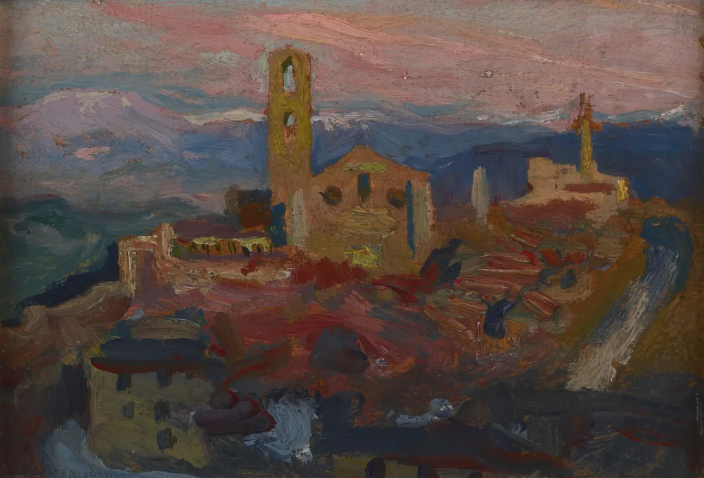 Peruggia at Twilight, by Jan Stanisławski, unspecified, 1904