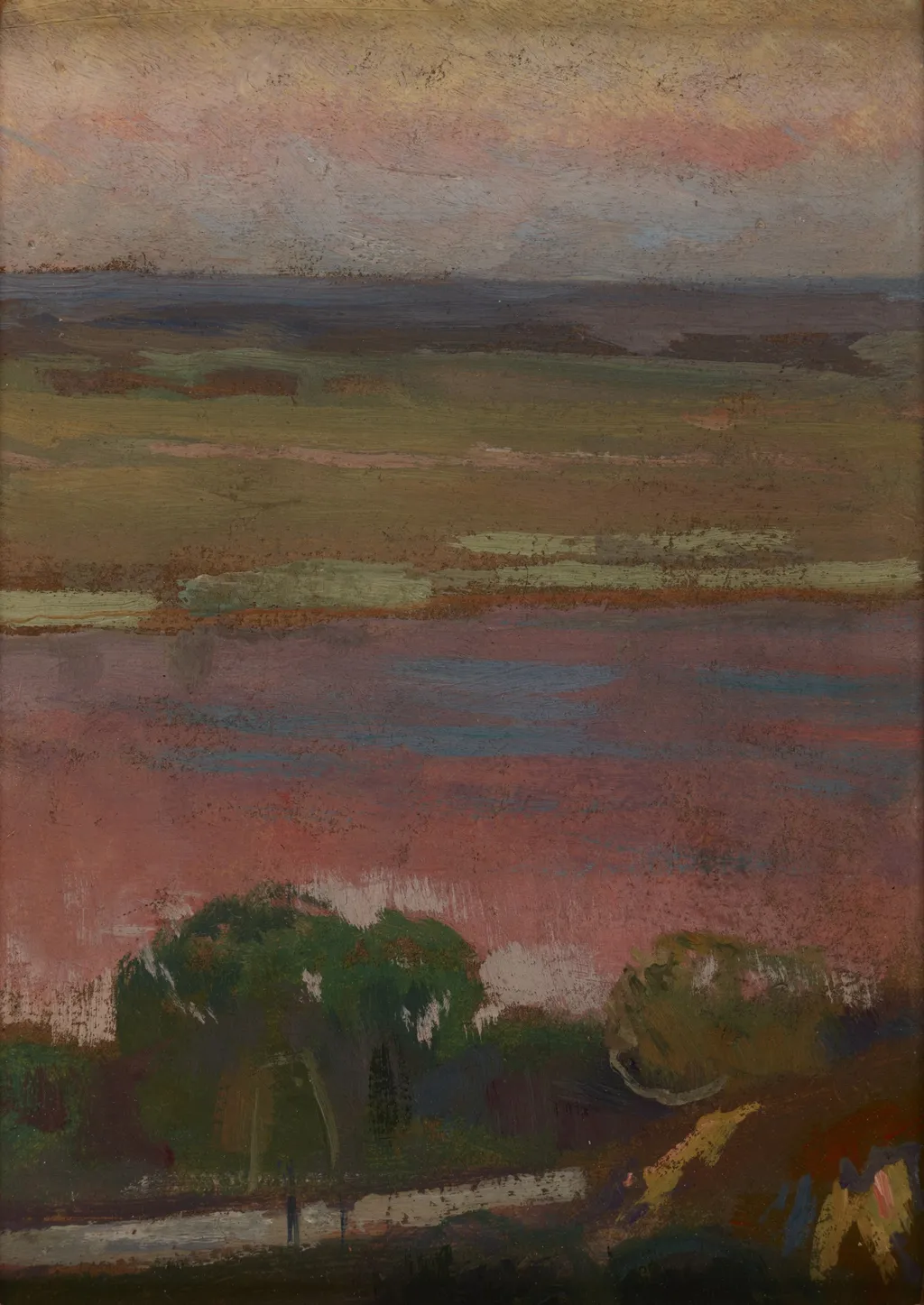 Pink River, by Jan Stanisławski, unspecified, 1902