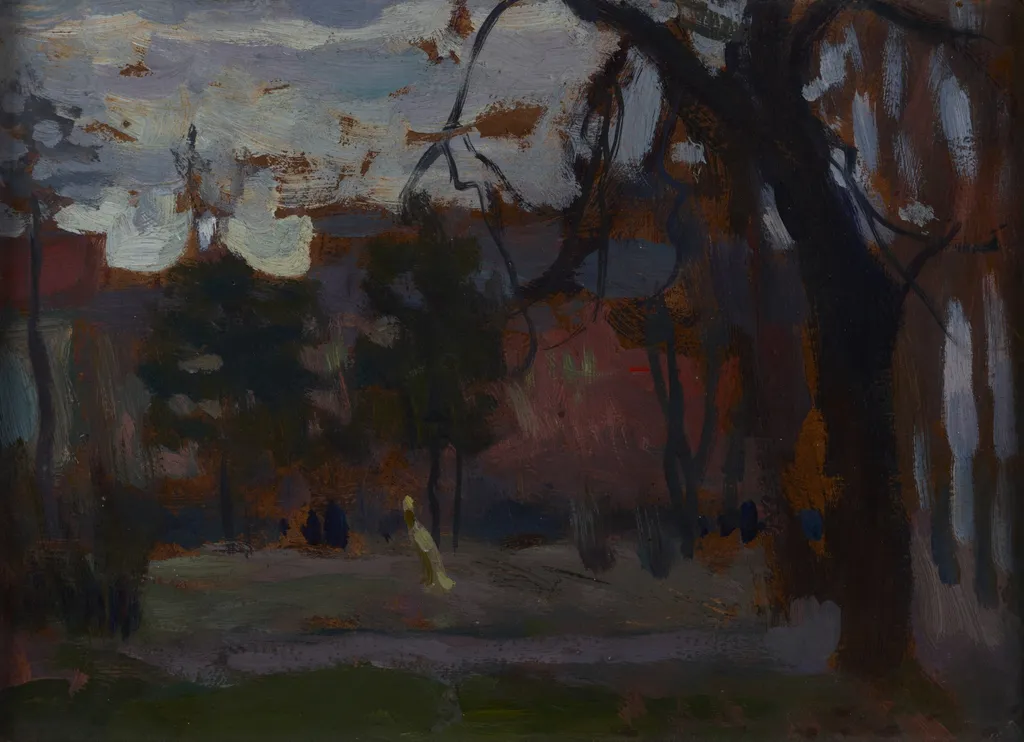 Planty Park in Spring, by Jan Stanisławski, unspecified, 1903