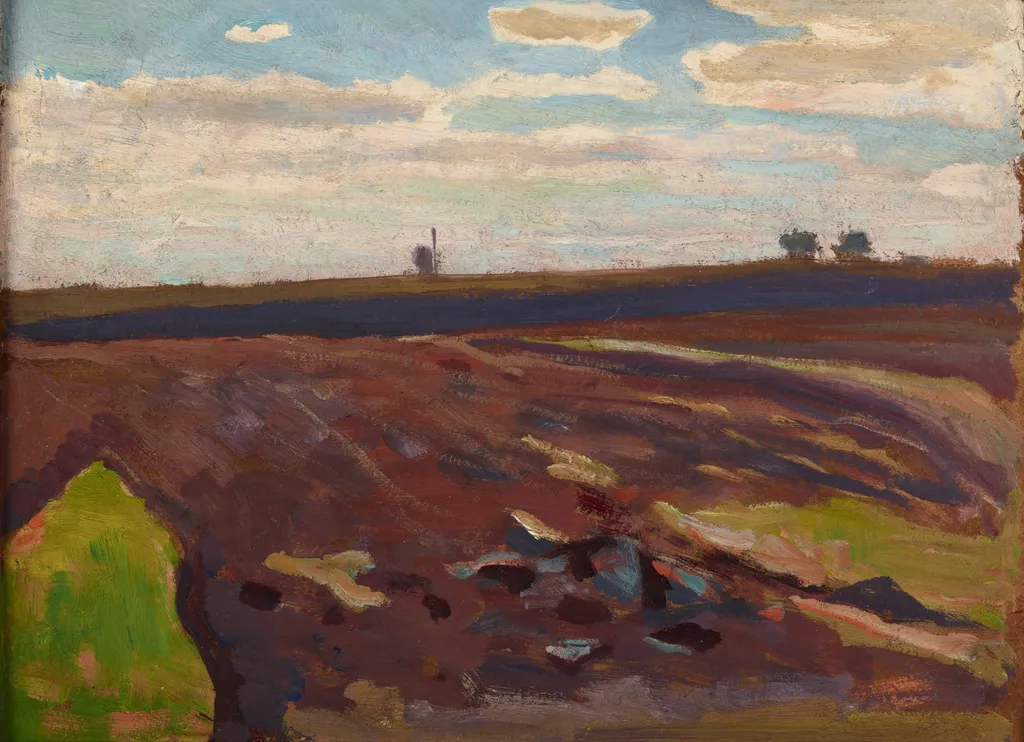 Plough-Land in Spring, by Jan Stanisławski, unspecified, 1903