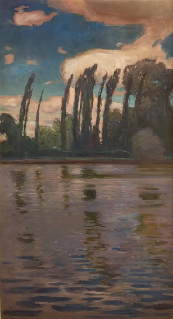 Poplars on the Water, by Jan Stanisławski