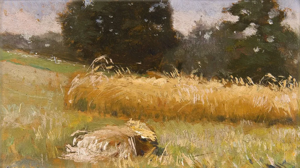 Rye field, by Jan Stanisławski, unspecified, 1898