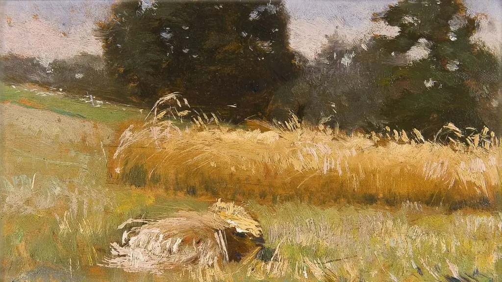 Rye field, by Jan Stanisławski