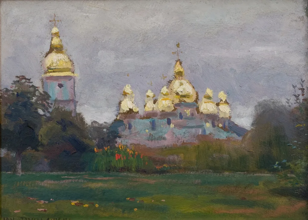 St Michael's Monastery in Kyiv, by Jan Stanisławski, unspecified, 1903