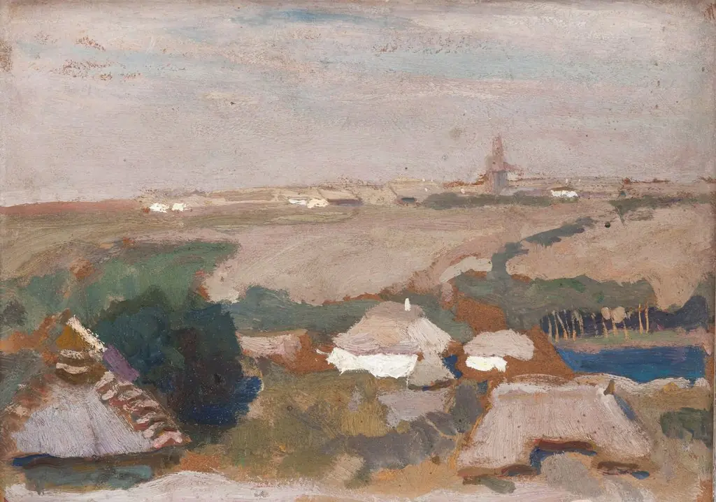 Ukrainian Village, by Jan Stanisławski